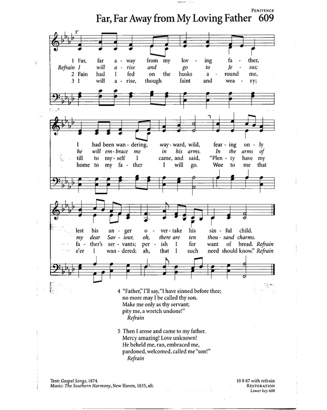 Prodigal Son
                                Hymn